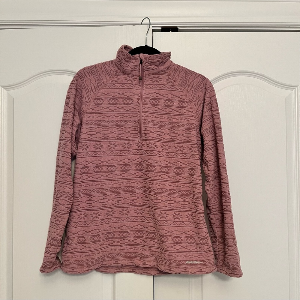 Eddie Bauer Fleece Long Sleeve Quarterzip
